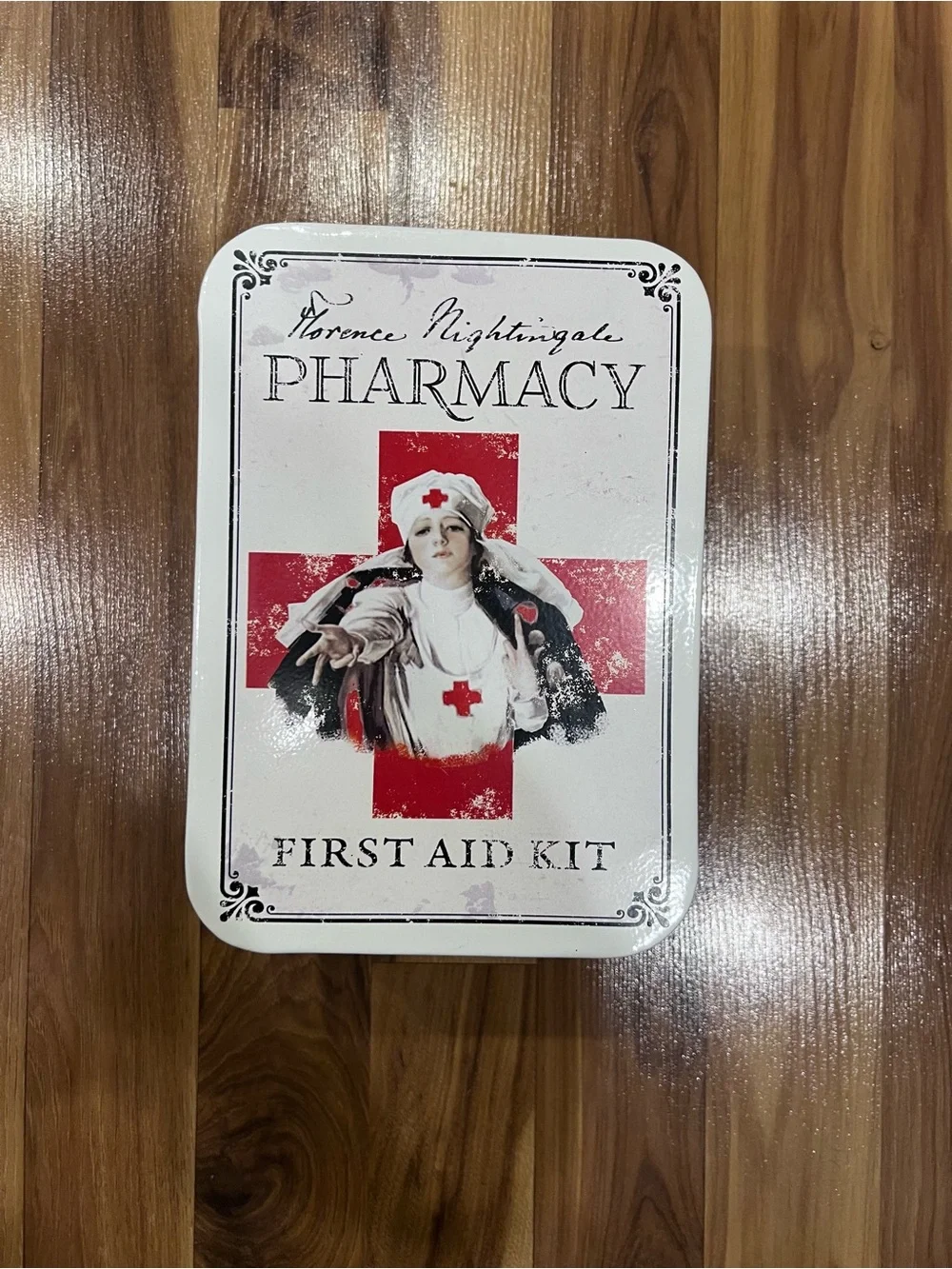 Florence Nightingale Pharmacy White & Red First Aid Kit storage box
